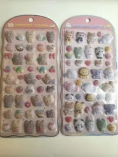 コットンパフィーシール☆オリジナル☆動物・くま