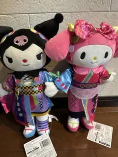 ピューロランド ライブキャラBIGぬいぐるみ マイメロ クロミ ②