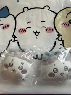 ちいかわ マスコットミラー リボン 古本屋　カニちゃん