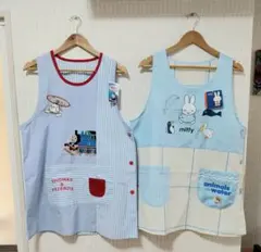 新品未使用　エプロン　保育士　トーマス　ミッフィー