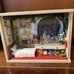 クリスマス ミニチュア ドールハウス ハンドメイド