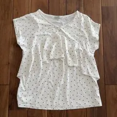 ELFINDOLL 授乳服 マタニティ トップス ドット柄
