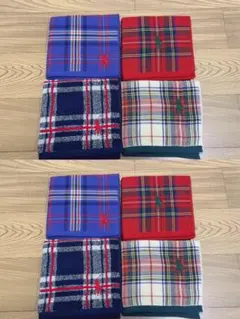 新品　ラルフローレン ハンカチ4枚セット