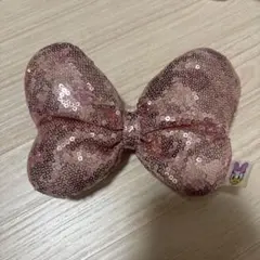 デイジー リボン ヘアゴム 大 スパンコール