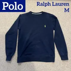 POLO RALPH LAUREN クルーネック スウェット トレーナーネイビーのサムネイル
