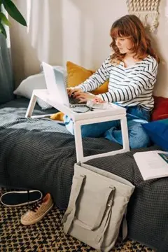 IKEA KLIPSKホワイト折りたたみテーブル