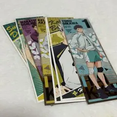 ハイキュー 青葉城西 梟谷 白鳥沢 戸美 ロングステッカー 8枚 セット セリア