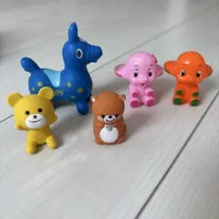 動物などのソフビ ８個セット