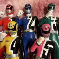 デカレンジャー戦隊ヒーロー フィギュアセット ３０センチ