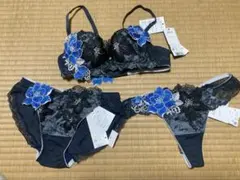 いばら姫♡サルート♡新品♡ブラ♡ソング♡タンガ♡セット♡M♡17 いばら姫☆サルート☆新品☆ブラ☆タンガ☆ソング☆M☆17☆ブラック