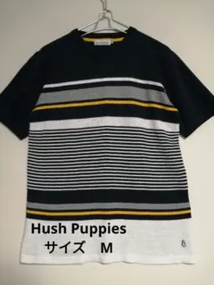 Hush Puppiesハッシュパピー　ボーダー半袖セーター　Mのサムネイル