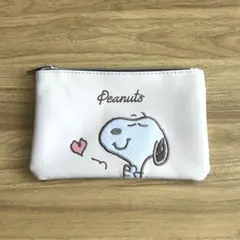ゼクシィ3月号付録　スヌーピーレザー調ポーチ