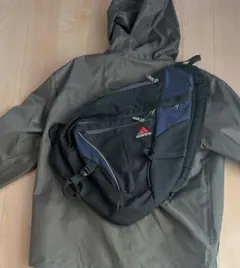 00s ADIDAS ワンショルダーバッグ 刺繍ロゴ