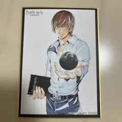 デスノート展 DEATHNOTE 入場特典 色紙 夜神月