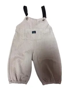未使用品 西松屋 オーバーオール ベージュ 90cm