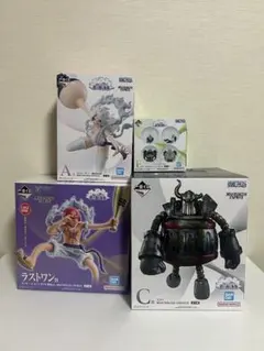 一番くじ ワンピース 思い描く未来 A賞、Ｃ賞、Ｅ賞、ラストワン　4点セット