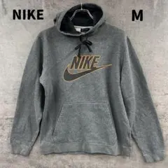 ナイキ ビッグスウォッシュ パーカー グレー M 裏起毛 プルオーバー【5666