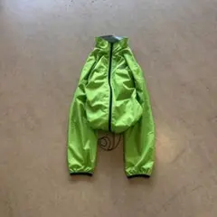 90s old adidas nylon shell jacket y2k 緑