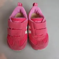 ASICS ベビーシューズ ピンク ベルクロ 13cm