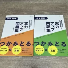 実力アップ問題集 中学歴史 中学地理 2冊セット - メルカリ