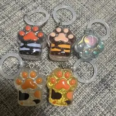 肉球　めじるしチャーム　めじるしアクセサリー