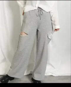 GORGE スウェットパンツ グレー フリーサイズ