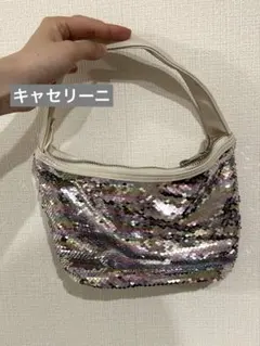 【未使用】Casselini 多色スパンコールショルダーバッグ