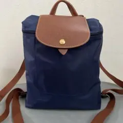 ロンシャン ル プリアージュ バックパック リュック 2way ネイビー