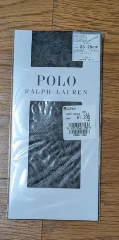 Polo Ralph Lauren ブラックレース柄 ハイソックスストッキング