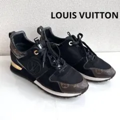 ルイヴィトン ランアウェイ LV サークルロゴ モノグラム スニーカー　極美品