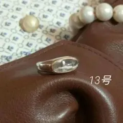 silver ring■vintage□シルバーリング□クリスタル?□約13号
