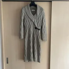 【お値下げ】カルバンクライン ケーブルニットワンピース Sサイズ