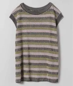 ボーダーニットベスト