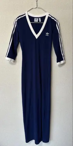 アディダス adidas クラシックス スリーストライプス マキシワンピース