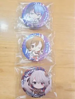 プロセカ一番くじ　缶バッジ　冬弥、MEIKO、ミク