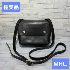 極美品　MHL. マーガレットハウエル タフレザー ミニショルダーバッグのサムネイル