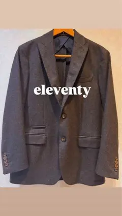新品定価10万】eleventyイレブンティ テーラードジャケットベージュ46