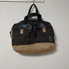 DIESEL ダークブラウン トートバッグ