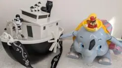 【2点セット】ディズニー ポップコーンバケット ダンボ & 蒸気船ウィリー