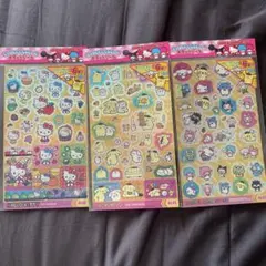 サンリオキャラクターズ ホログラムシール キラッとシール 2枚セット キティ