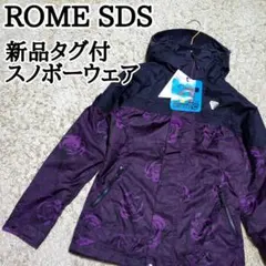 新品 タグ付　ROME SDS 　上　スノボー　スキー　ウェア　フード　柄