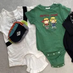 ベビー服 ロンパース 2点セット まとめ売り 70-80㎝のサムネイル