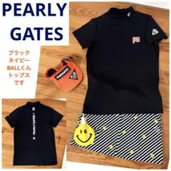 パーリーゲイツ　半袖ハイネックトップス