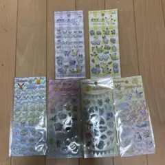 ポケモン　ポケピース　キラキラシール　プチプチシール　6種セット