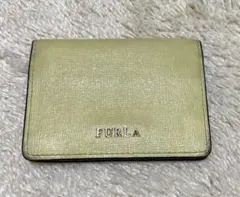 FURLA イエロー 名刺入れ