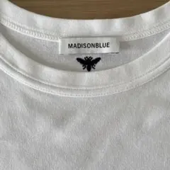 マディソンブルー ホワイト白 Tシャツ bee 刺繍 00 XS - メルカリ