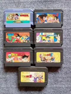 ファミコンまとめ売り！バンダイ　ドラゴンボール・3・Z・Ⅱ・Ⅲ・外伝　フルセット