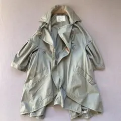 KAPITAL アンブレラコート コットン カーキ ゆったり