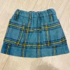 【petit main】チェック柄 キュロット スカート ショートパンツ