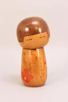 45年前に購入　希少価値 近代創作こけし 村上けん一　大250h、小220h 45年前に購入 希少価値 近代創作こけし 村上けん一 大250h、小